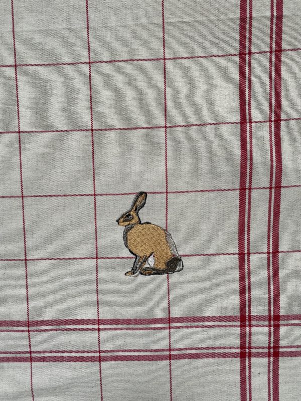 Torchon Rouge Lapin