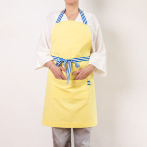tablier jaune citron