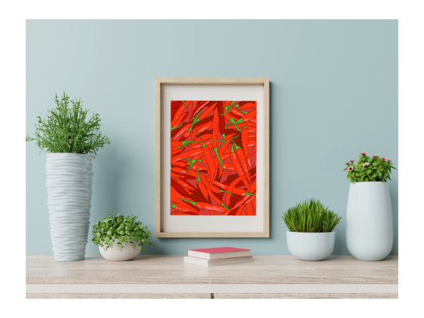 Affiche Légume Piment