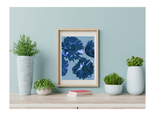 Affiche Fleur Anémone