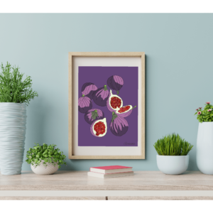 Affiche Fruit Figues