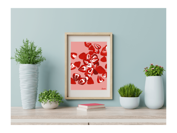 Affiche Fruit Fraise