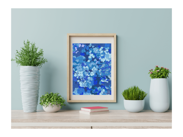 Affiche Fleur Hortensia
