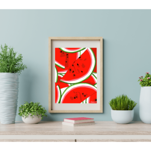 Affiche Fruit Pasthèque