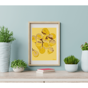 Affiche Fruit Poire