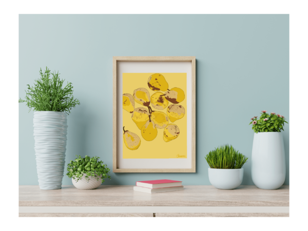 Affiche Fruit Poire