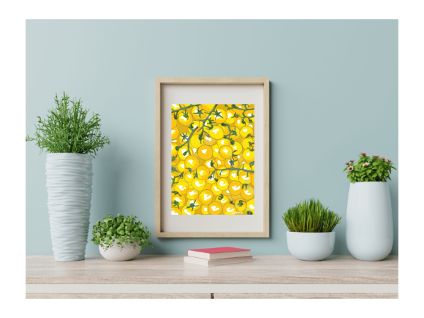 Affiche Légume Tomate Jaune