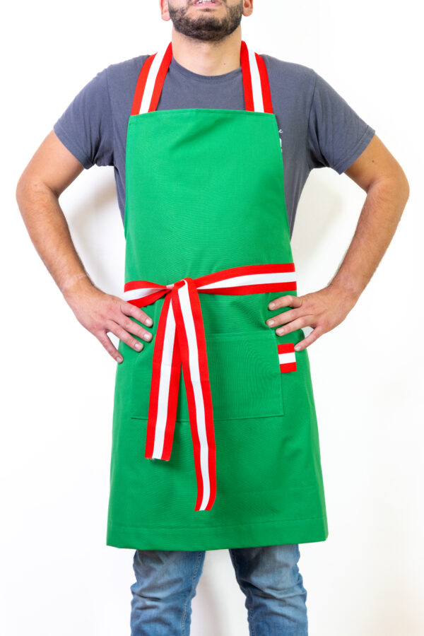 Tablier Vert Radis