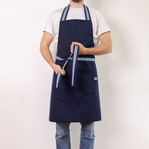 tablier bleu marine