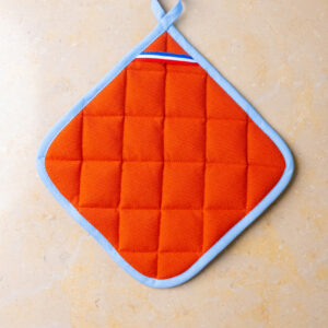 Manique Orange Bleu Pâle