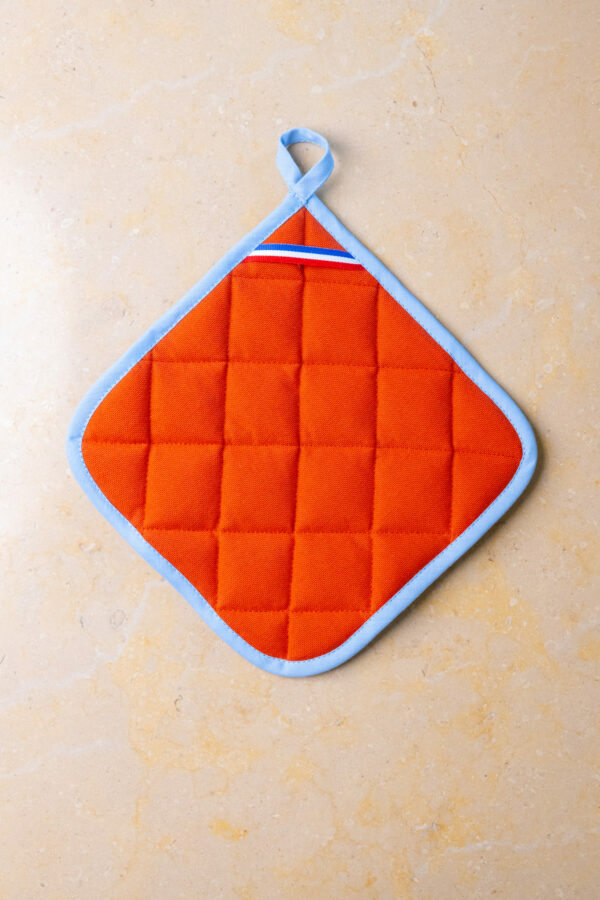Manique Orange Bleu Pâle