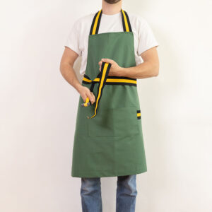 tablier vert haricot