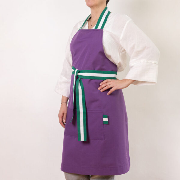 Tablier Violet Aubergine – Image 2
