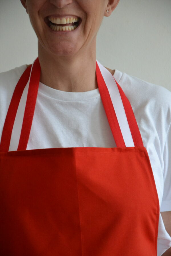 Tablier Rouge Piment – Image 3