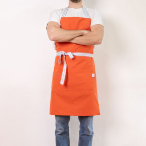 tablier orange mandarine