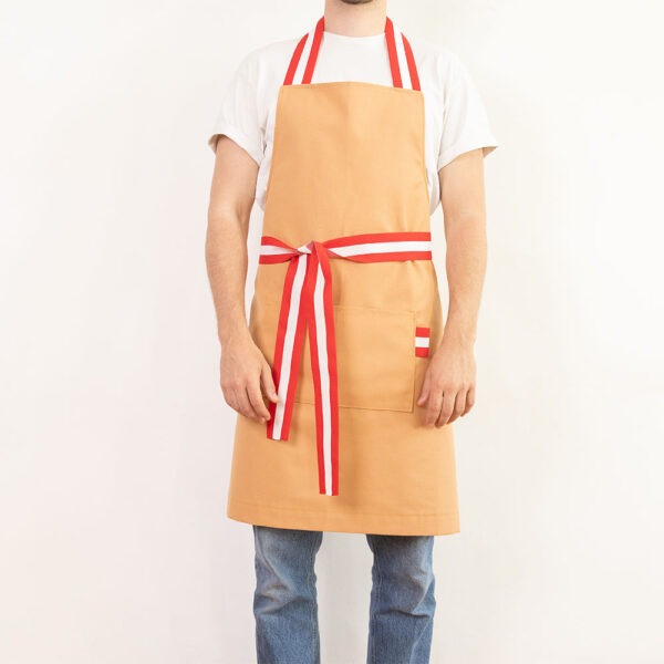 tablier beige moka