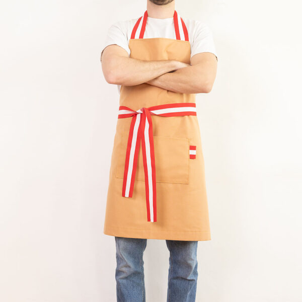 tablier beige moka