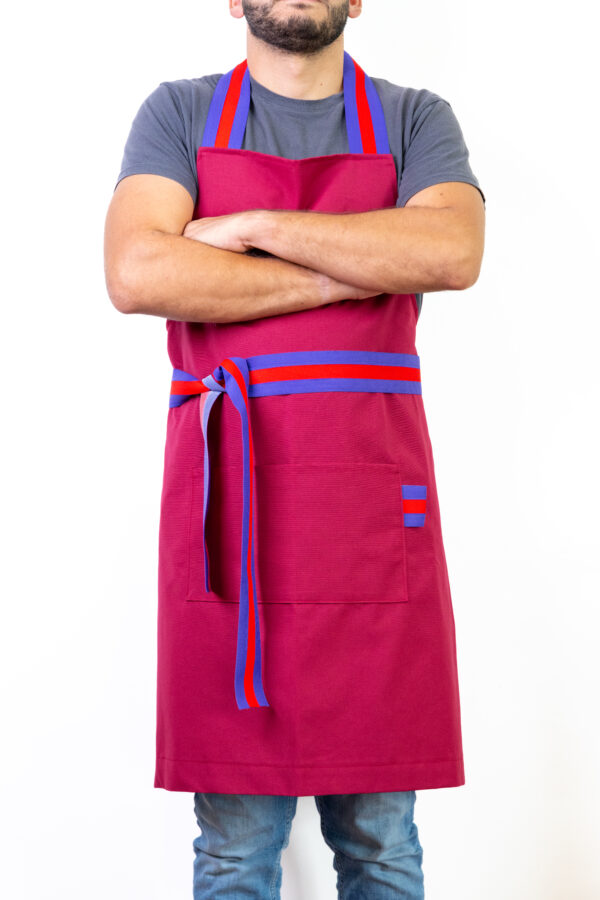 Tablier Rouge Cerise – Image 2