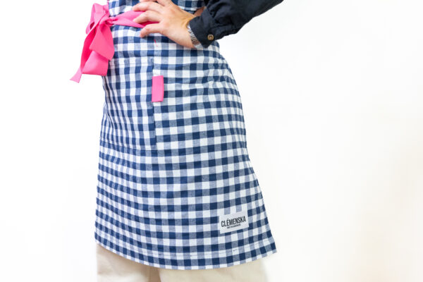 Tablier Carreaux Bleu – Image 4