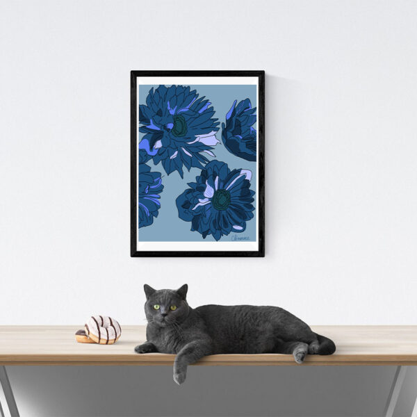 Affiche Fleur Anémone