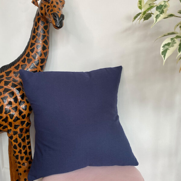 Coussin Bleu Marine – Image 3