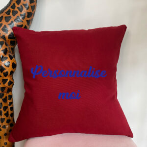 Coussin Bordeaux