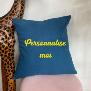 Coussin Bleu Jean
