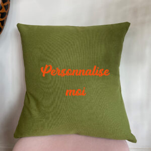 Coussin Vert Kaki