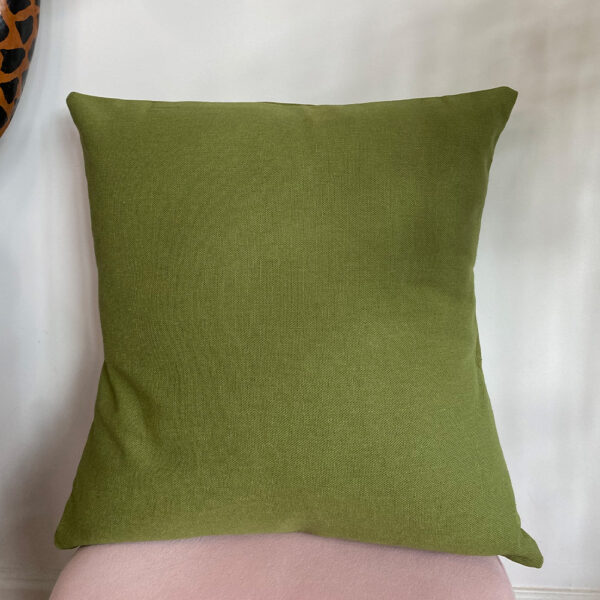 Coussin Vert Kaki – Image 3