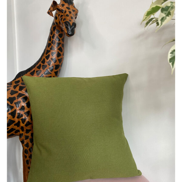 Coussin Vert Kaki – Image 4