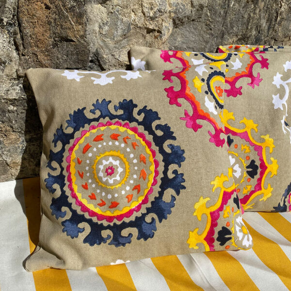 Coussin Rose à motif – Image 2