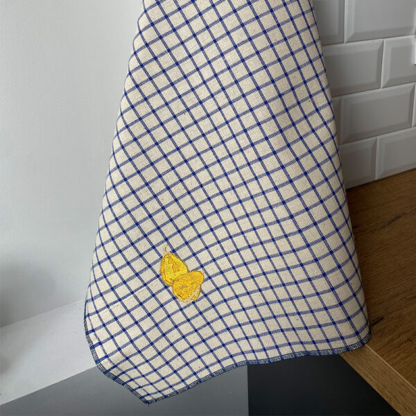 Lot Manique /Torchon Bleu Poire – Image 3