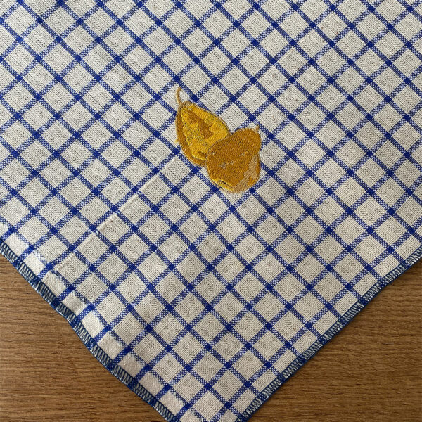 Lot Manique /Torchon Bleu Poire – Image 4