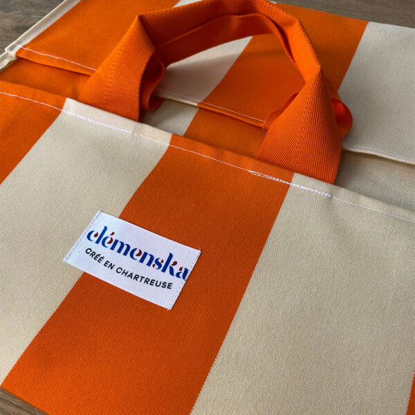 Sac à tarte Rayures Orange – Image 2