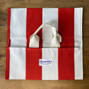 Sac à tarte Rayures Rouge
