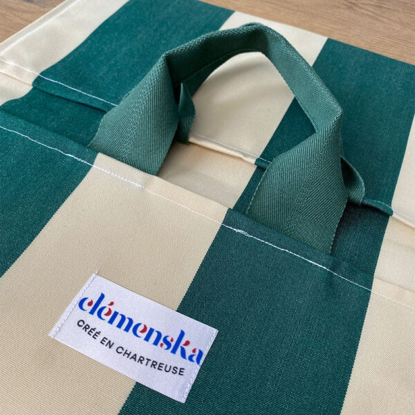 Sac à tarte Rayures Vert – Image 2