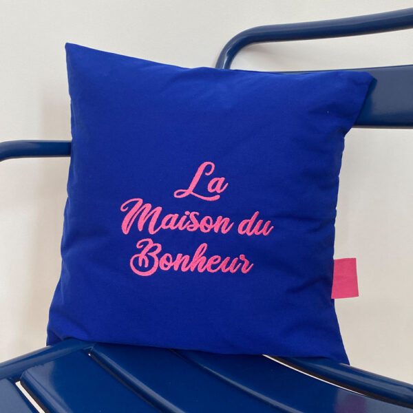 Coussin Bleu