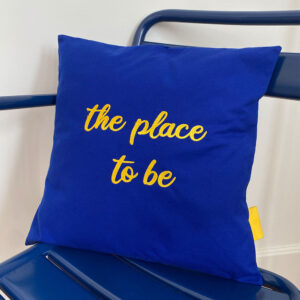 coussin bleu the place to be