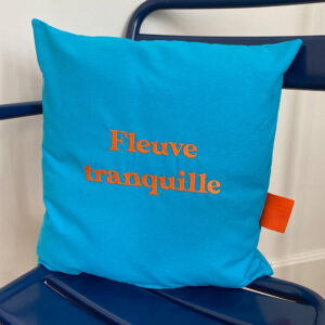 Coussin Bleu Turquoise