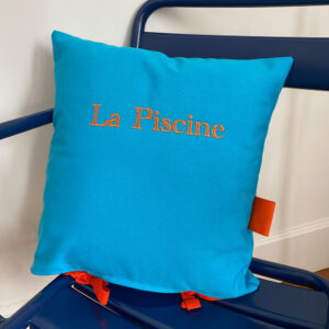 Coussin Bleu Turquoise