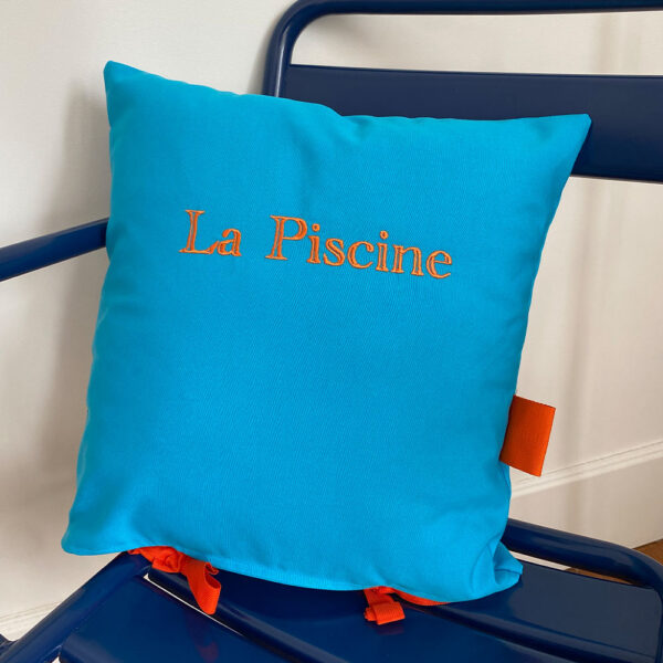 Coussin Bleu Turquoise