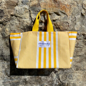 Sac Plage Dolce Vita Rayures Jaune