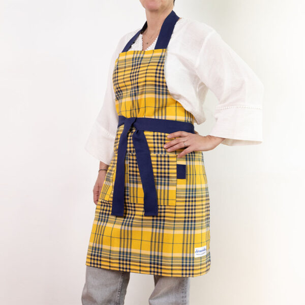 Tablier Carreaux Jaune – Image 2