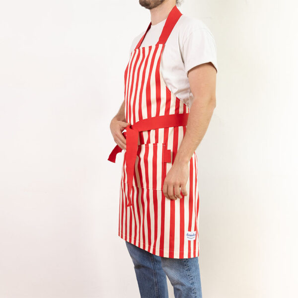 Tablier Rayures Rouge – Image 5