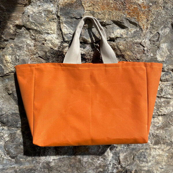 Sac Plage Dolce Vita Uni Orange – Image 2