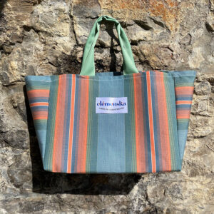 Sac Plage Dolce Vita Rayures Bleu