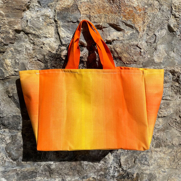 Sac Plage Dolce Vita Rayures Jaune – Image 2