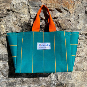 Sac Plage Dolce Vita Rayures Vert